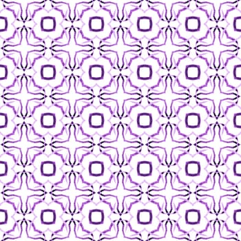 Oriental arabesque hand drawn border. Purple wonderful boho chic summer design. Arabesque hand drawn design. Textile ready decent print, swimwear fabric, wallpaper, wrapping.