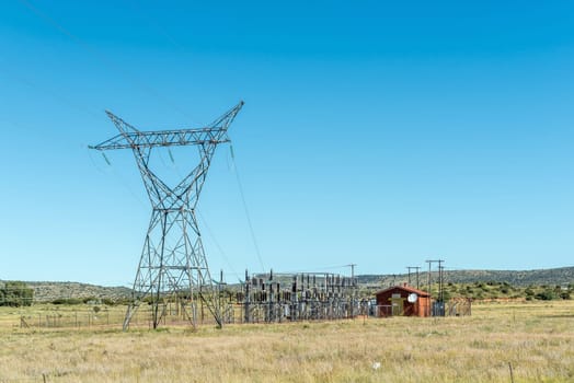 A power substation at Fauresmith in the Free State Province