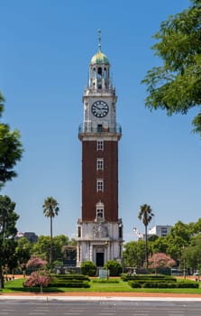 Torre Monumental renamed from Torre de los Ingleses after Falkands War in Buenos Aires in Argentina