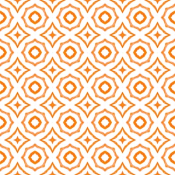 Textile ready lovely print, swimwear fabric, wallpaper, wrapping. Orange pleasant boho chic summer design. Summer exotic seamless border. Exotic seamless pattern.