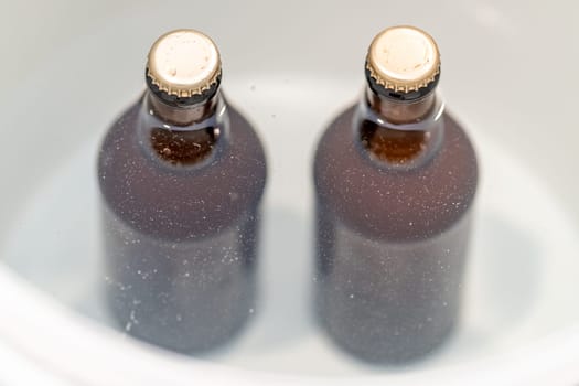 lids for closing beverage bottles. High quality photo