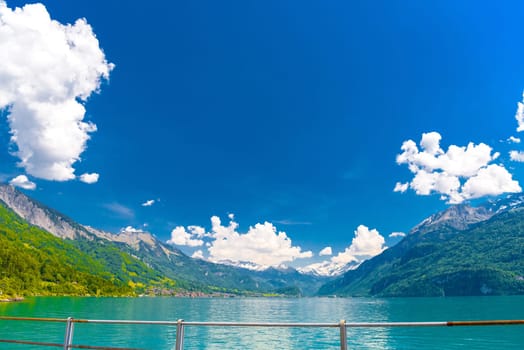 Mountains near Lake Brienz, Oberried am Brienzersee, Interlaken-Oberhasli, Bern Switzerland.