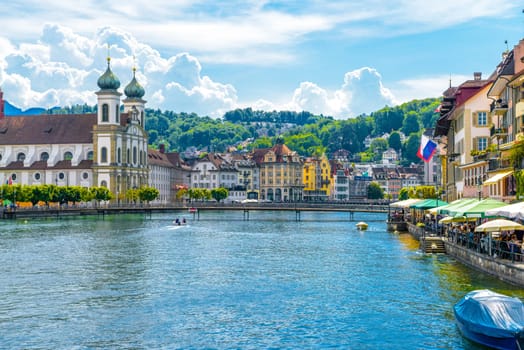 Jesuit Church, Jesuitenkirche in Lucerne, Luzern Switzerland.