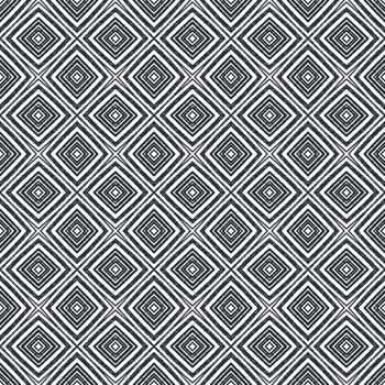 Textured stripes pattern. Black symmetrical kaleidoscope background. Trendy textured stripes design. Textile ready favorable print, swimwear fabric, wallpaper, wrapping.