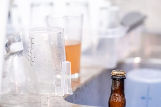 lids for closing beverage bottles. High quality photo