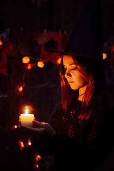 Witchcraft, wizarding, halloween concept