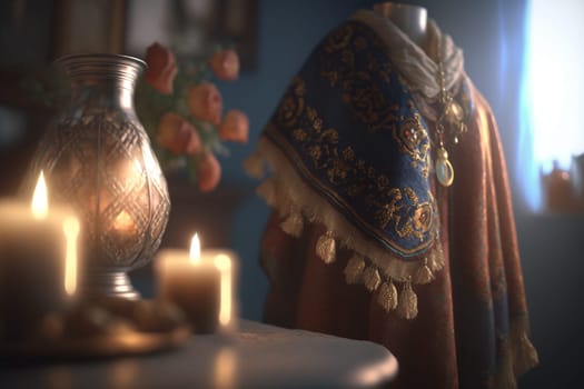 Culture of Ukraine, authenticity, uniqueness, independence and endurance. Local things, clothes, terrain. Yellow Ukrainian symbols, villages. High quality Generative AI .