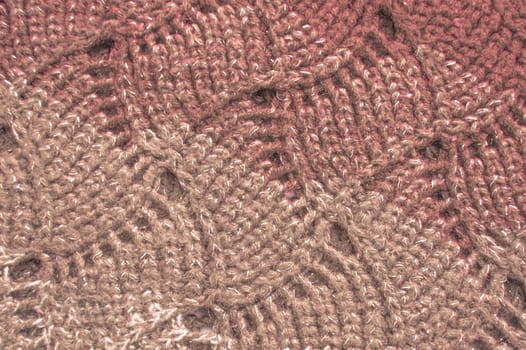 Knitted Texture. Abstract Woven Pattern. Knitwear Winter Background. Closeup Knitting Texture. Linen Thread. Scandinavian Warm Plaid. Structure Decor Garment. Weave Knitting Texture.