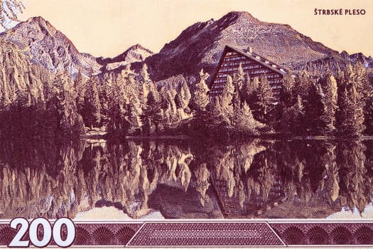 Strbske pleso from Slovak money