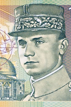 Milan Rastislav Stefanik a portrait from Czechoslovak money