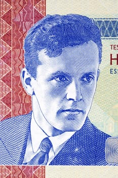 Helge Marcus Ingstad a portrait from Norwegian money