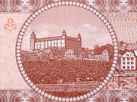 Bratislava Castle from Slovak money - Koruna