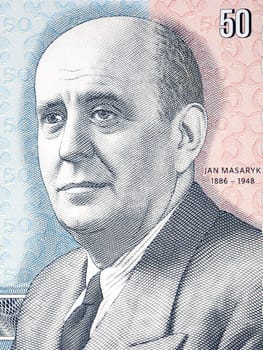 Jan Masaryk a portrait from Czechoslovak money