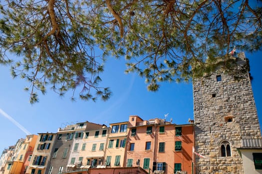 Photographic documentation of the small colorful village of Portovenere Liguria Italy