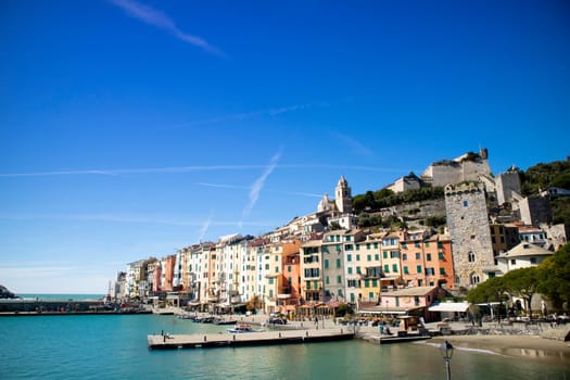 Photographic documentation of the seaside village of Portovenere Liguria Italy 