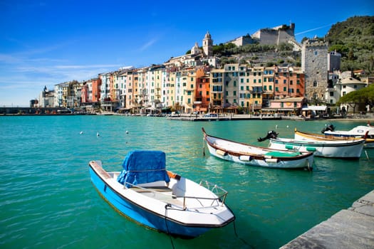 Photographic documentation of the seaside village of Portovenere Liguria Italy 