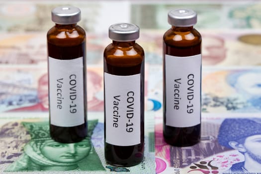 Vaccine against Covid-19 on the background of Georgian money