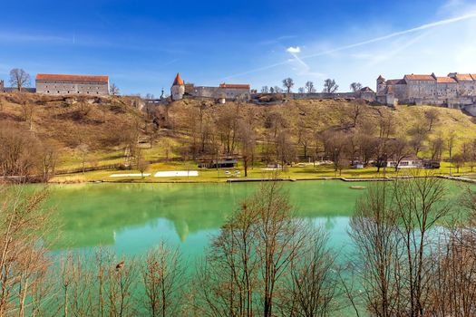 Burghausen, the longest castle in the world over the Inn on the Austrian-German border