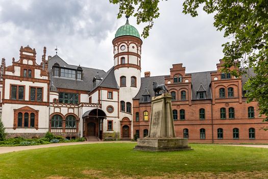 Schwerin, Wiligrad Palace on Lake Schwerin near Schwerin, Germany 