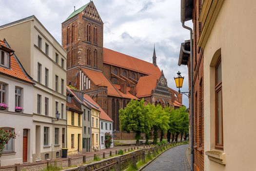 Wismar, Church of St. Nicholas in Wismar, Germany, 