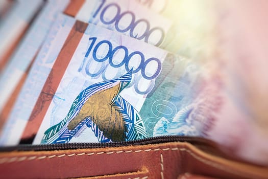 The bird on Kazakhstani banknotes flies out of the wallet, prices rise, inflation.