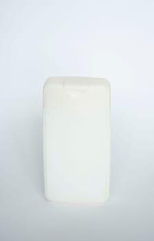 White square bottle for liquid soap, shampoo, gel