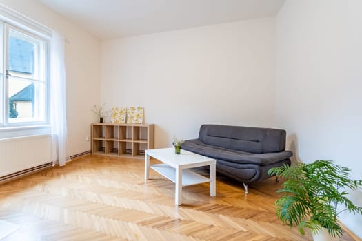 living room in a minimalist style. High quality photo