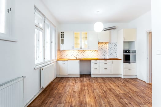 living room with kitchenette. High quality photo