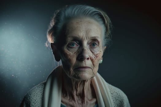 Oncology. Cancer cells. Chemotherapy. Portrait patient feels optimistic, supports sick people, volunteers. Faith in the future. Fighting to win. Treatment and recovery. .