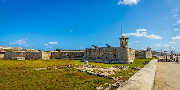 The Castillo de San Salvador de la Punta fort, Havana, Cuba