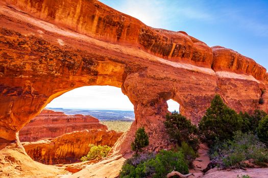 Partition Arch in Devil's Garden, Arches National Park, Utah