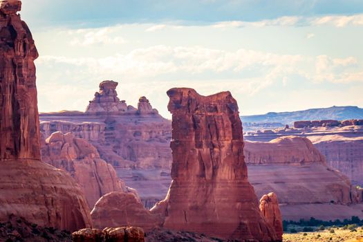 Sheep Rock in Arches National Park, Utah