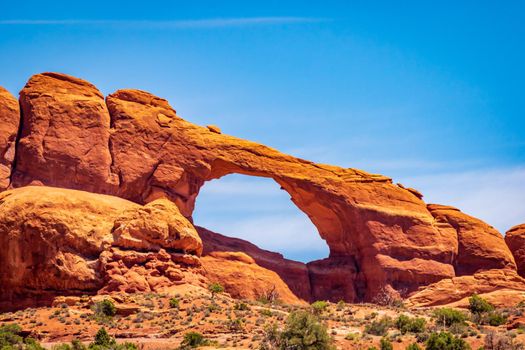 Skyline Arch mid-day, Arches National Park, Utah