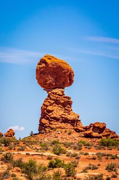 Balanced Rock in Arches National Park, Utah