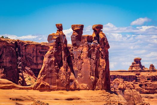 Three Gossips in Arches National Park, Utah