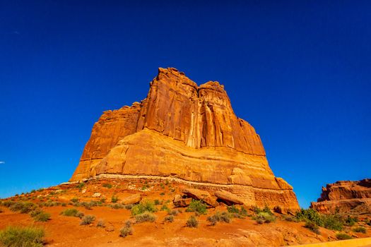 Courthouse Towers in Arches National Park, Utah