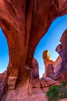 Tower Arch in the morning, Arches National Park, Utah