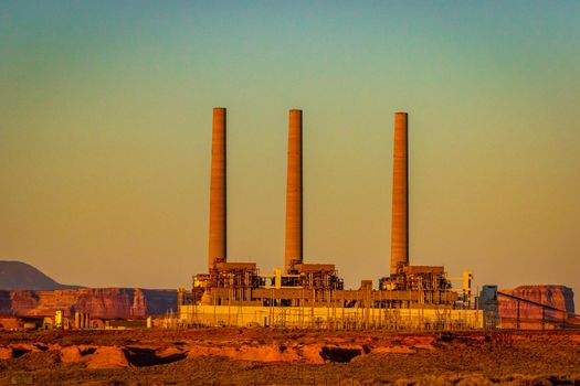 Navajo Generating Station is a coal-fired power plant located on the Navajo Nation, near Page, Arizona