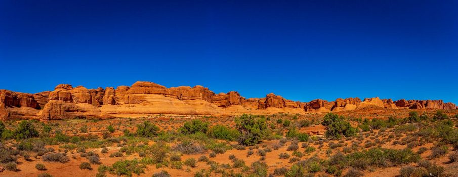 The Great Wall in Arches National Park, Utah