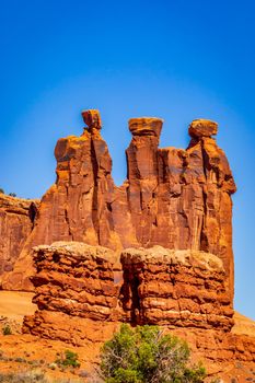 Three Gossips in Arches National Park, Utah
