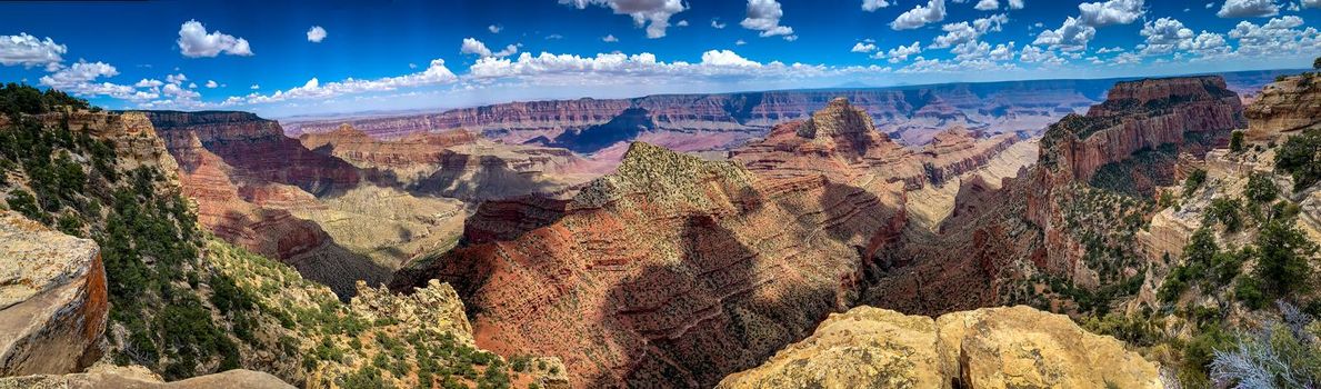 Grand Canyon National Park viewed from North Rim, at Cape Royal