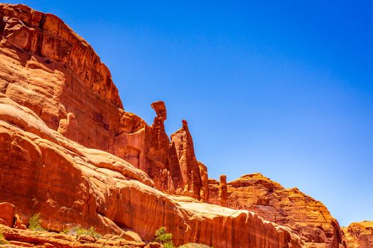 Park Avenue in Arches National Park, Utah