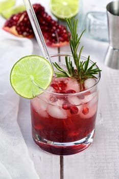 The Pomegranate Paloma is a classic cocktail made with freshly squeezed pomegranate juice in place of soda and a generous helping of tequila. Ideal for holiday celebrations.