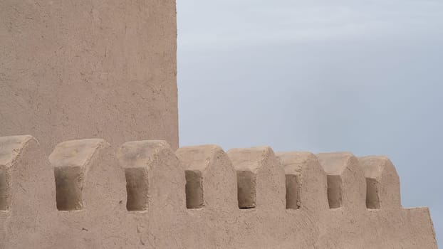 An element of an ancient fortress in Central Asia. Uzbekistan, Bukhara