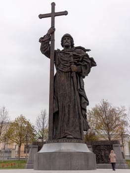 The monument to Prince Vladimir in Moscow.