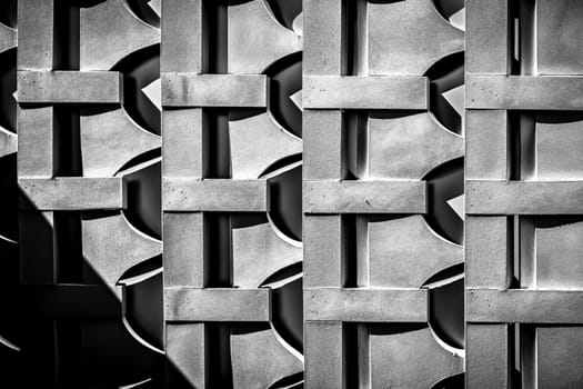 Abstract patterns monochrome background. High resolution black and white image.