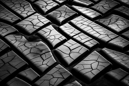 Abstract patterns monochrome background. High resolution black and white image.