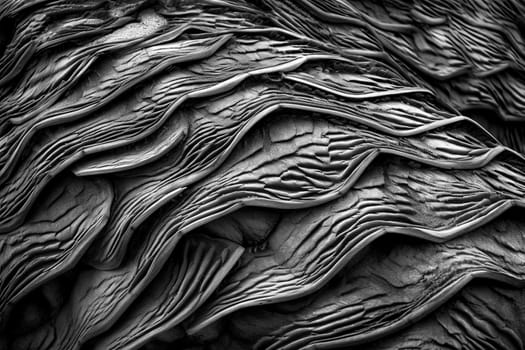 Abstract patterns monochrome background. High resolution black and white image.