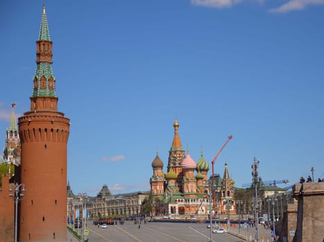 Saint Basil's Cathedral, Moscow, Russia.