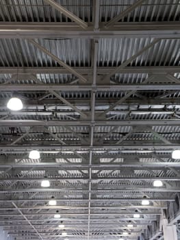 Lighting on farms over the stage in the theater